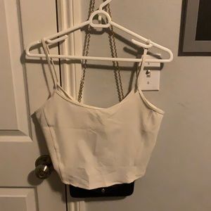 Lululemon daily line up crop top.